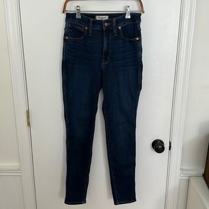 Madewell Curvy High-Rise Skinny Jeans in Woodland Wash: TENCEL™ Denim Edition
